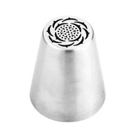 20pcslotfree shipping new fda high quality stainless steel 304 cake decorating large russian flower icing nozzle bno54