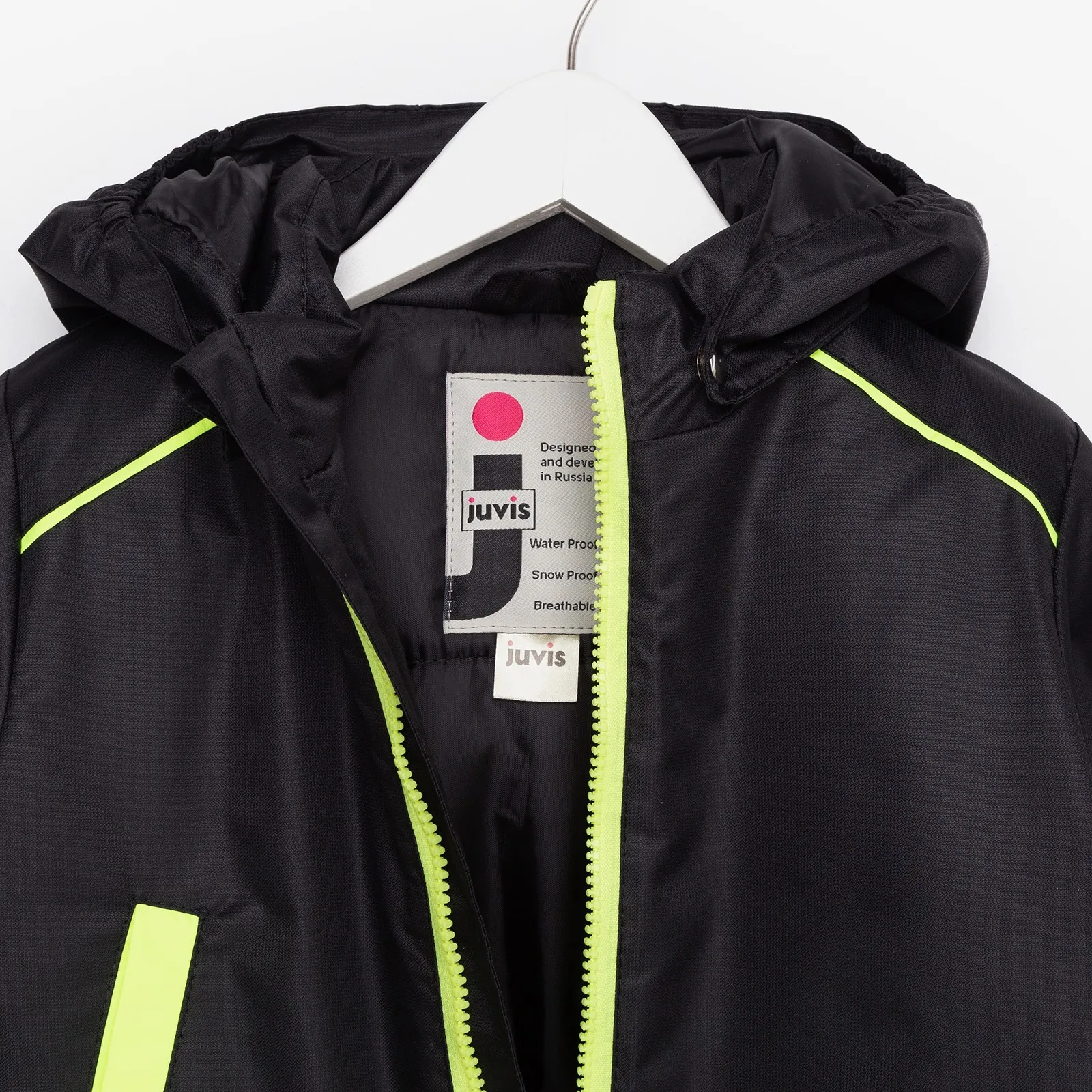 Комбинезон детский цвет чёрный/неон рост 86 см