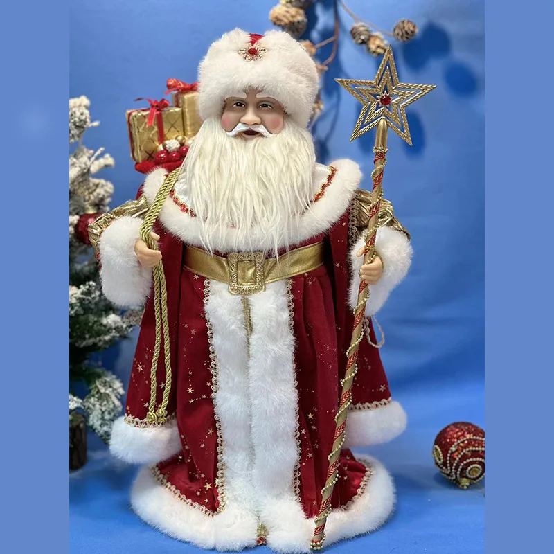 Новая кукла Деда Мороза из ткани DIY