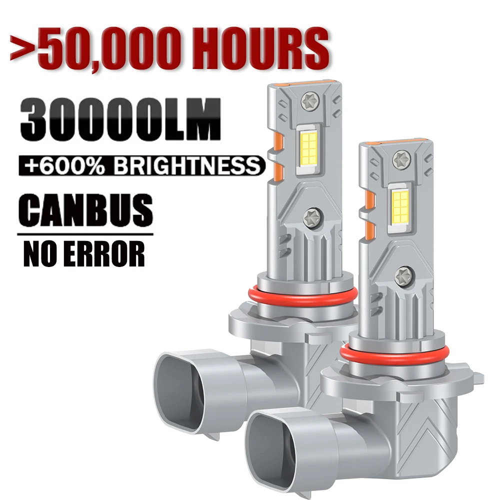 

30000LM H7 Светодиодная фара 120 Вт Мини Canbus Автомобильная фара 12 В H1 H4 H11 9005 9006 Безвентиляторная автомобильная фара Авто противотуманные фары 6000K Белый
