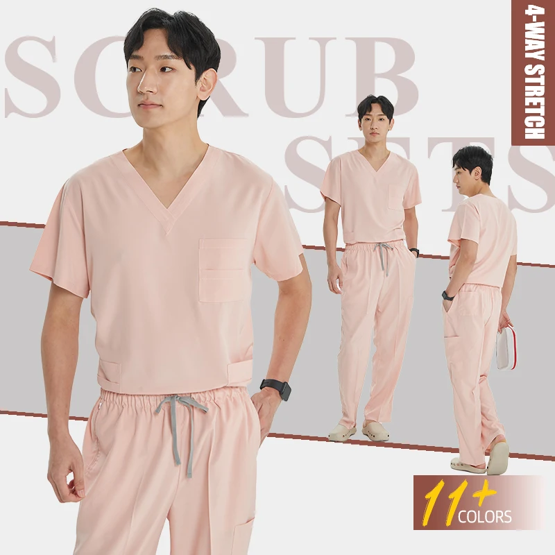 Медицинские скрабы унисекс униформа спецодежда для салона красоты набор