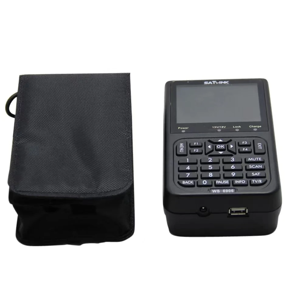 Фото SATLINK WS6906 3.5-дюймовый портативный ЖК-дисплей с высокой четкостью изображения, цифровой измеритель сигнала спутникового приема с отображением данных №4
