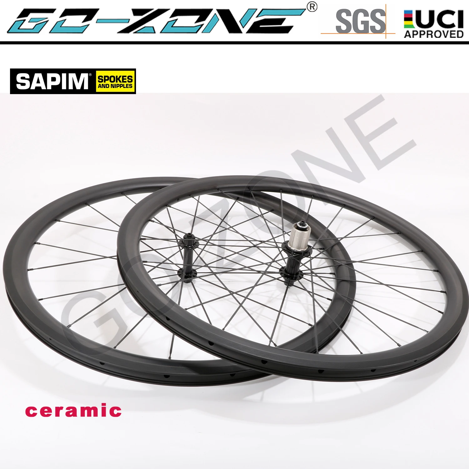 Сверхлегкая карбоновая колесная пара 700c шириной 25 мм V-тормоз Powerway R13 Ступица