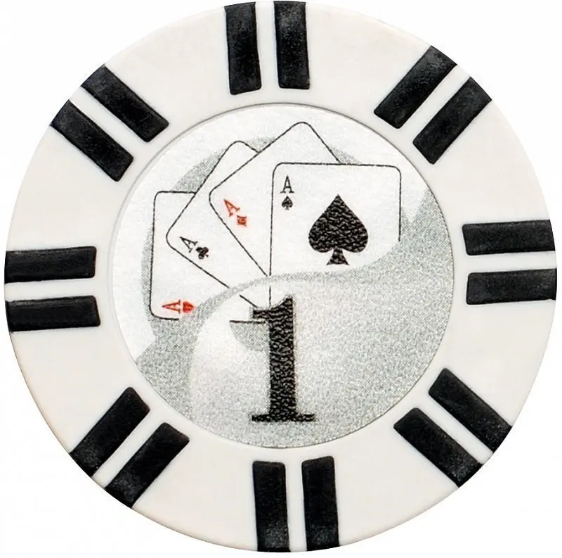 Royal Flush Poker set on 1000 rf1000 chips |
