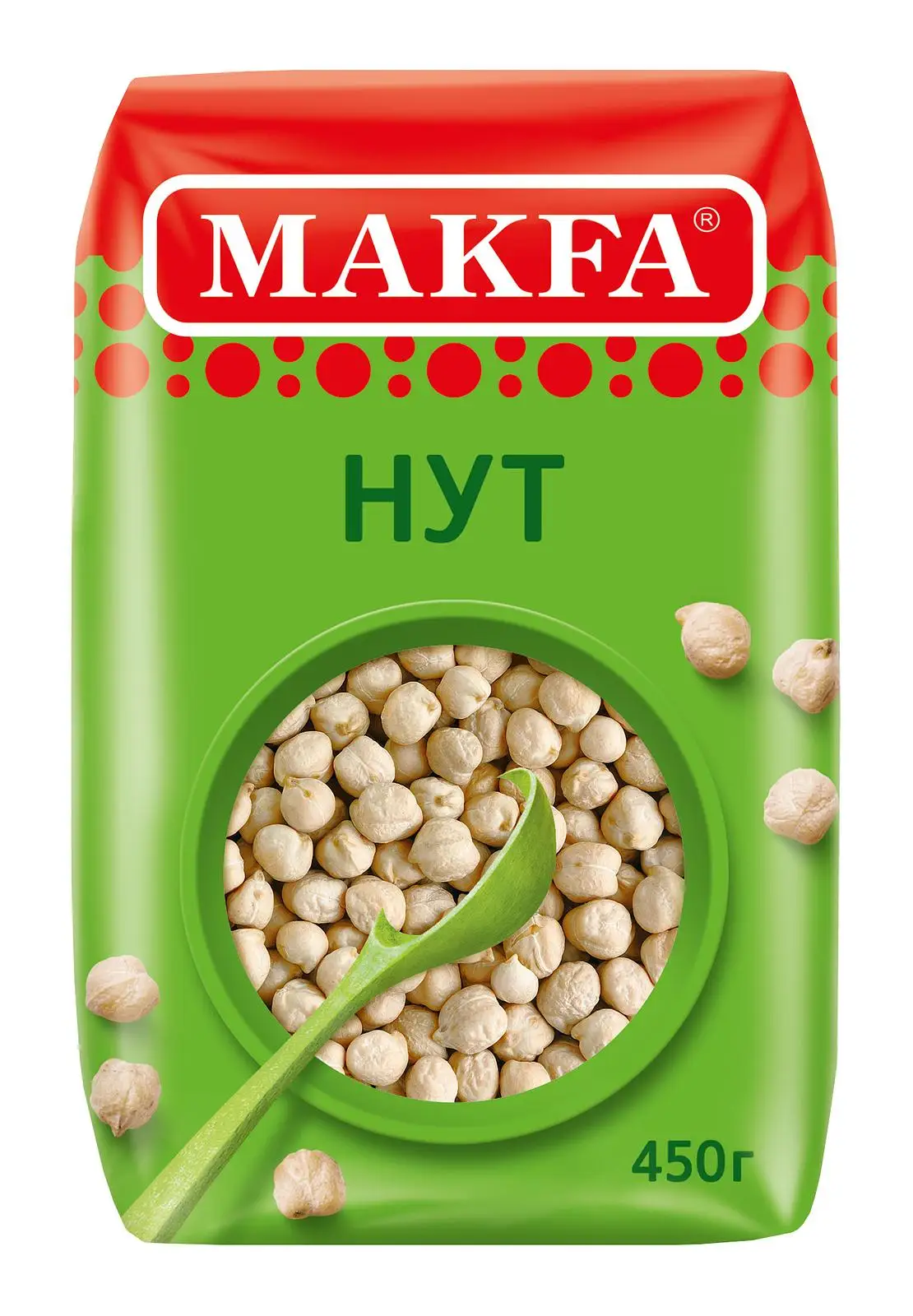 Упаковка 8 штук Нут Макфа 450г