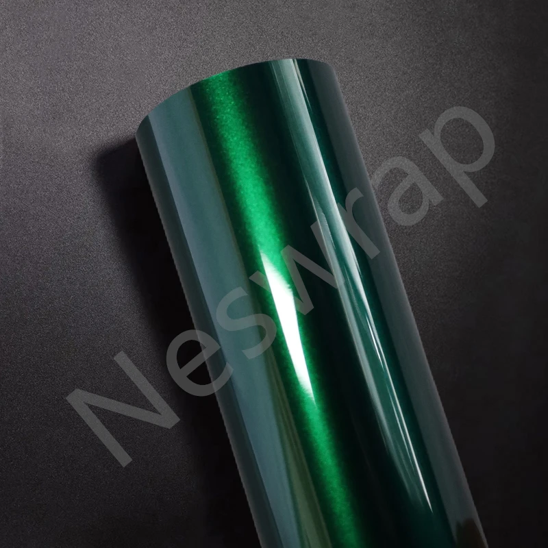 Высочайшее качество ПЭТ-агатово-зеленая виниловая пленка (PET Liner) Ультраглянцевая