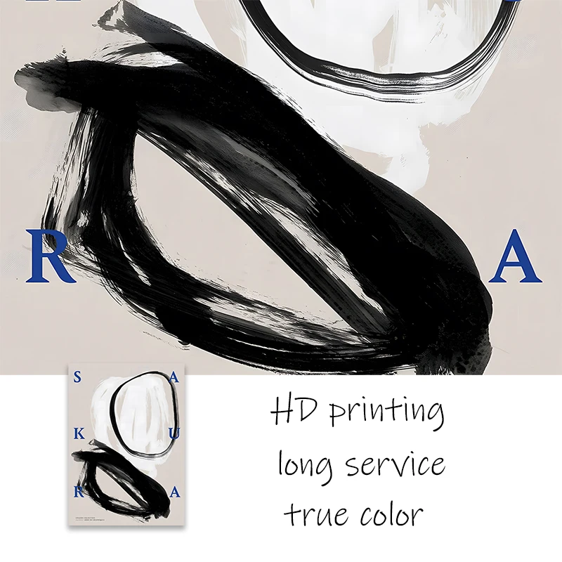 Абстрактный геометрический постер Женская линия тела настенный художественный