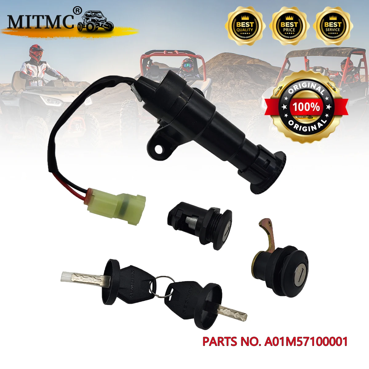 

Оригинальный замок с ключом для SEGWAY Snarler AT6 L E5 Snarler AT6 S T3b Snarler AT6 L T3b Snarler AT6 S E5 A01M57100001