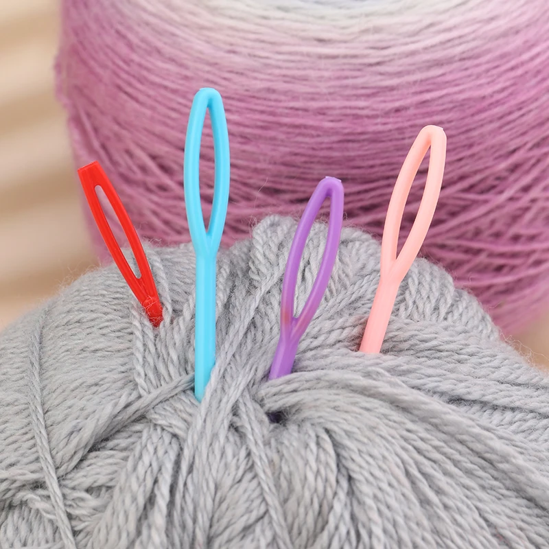 TLKKUE трикотажные технические крупные Зеркальные пластиковые плетеные иглы