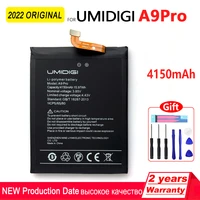 100 genuine original for umi umidigi a9 pro battery 4150mah 100 new replacement parts phone accessory accumulators with tools