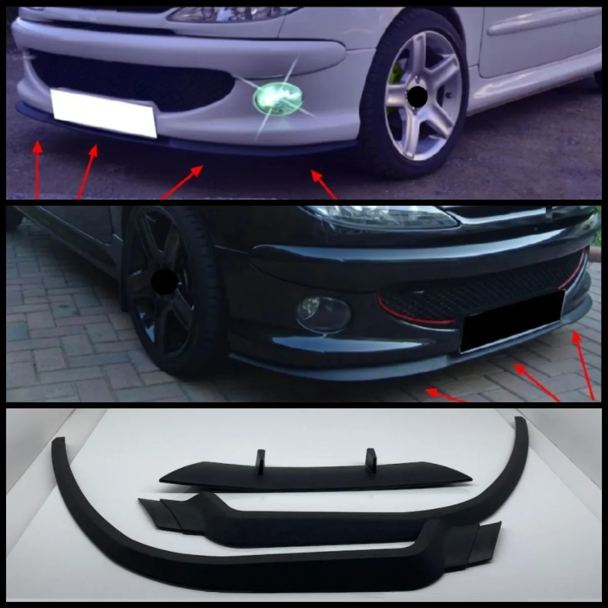 For Peugeot 206 CUPRA R Front 	