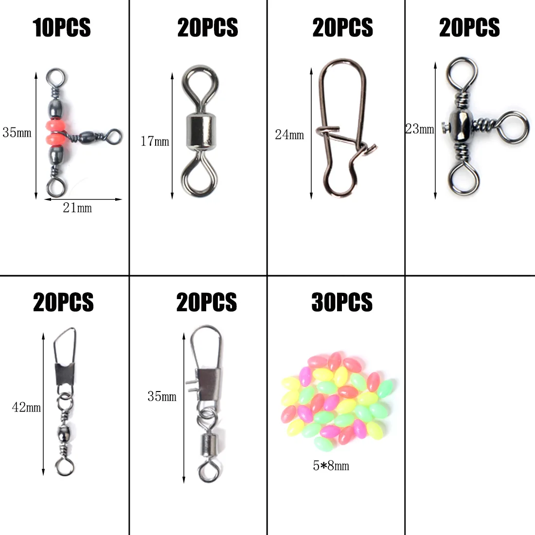 140 шт. набор рыболовных снастей рыболовные снасти из нержавеющей стали
