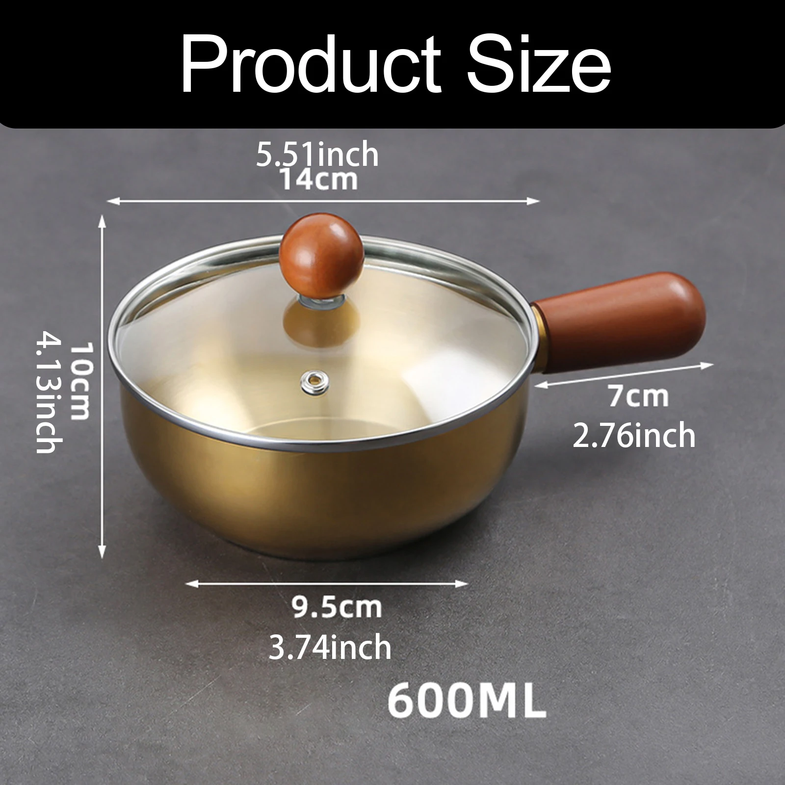 

Кастрюля для супа из нержавеющей стали 600 мл