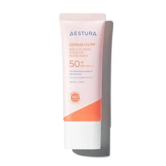Успокаивающий тонизирующий солнцезащитный крем Aestura DermaUV365 Red 40 мл