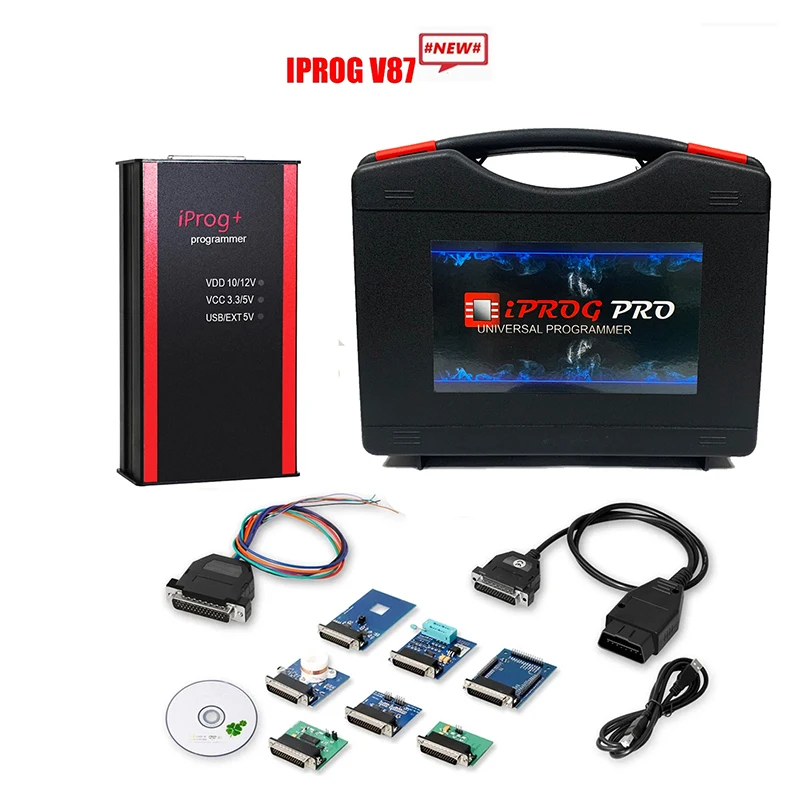 Программатор IPROG Pro V87, ECU Программатор Iprog + Eeprom, подушка безопасности, сброс приборной панели, километр, инструмент для программирования ключа (art.: 3920c1daab42e) - 3920c1daab42e