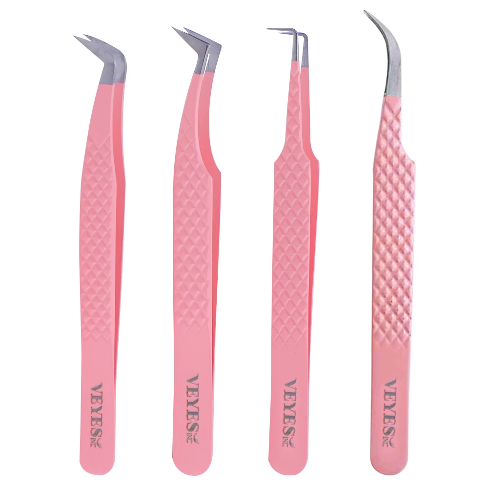 

Veyes Inc Eyelash Extensions Tweezers Veyelash Anti-static Non-magnetic Tweezers Makeup Tools for Volume Lash Extensions