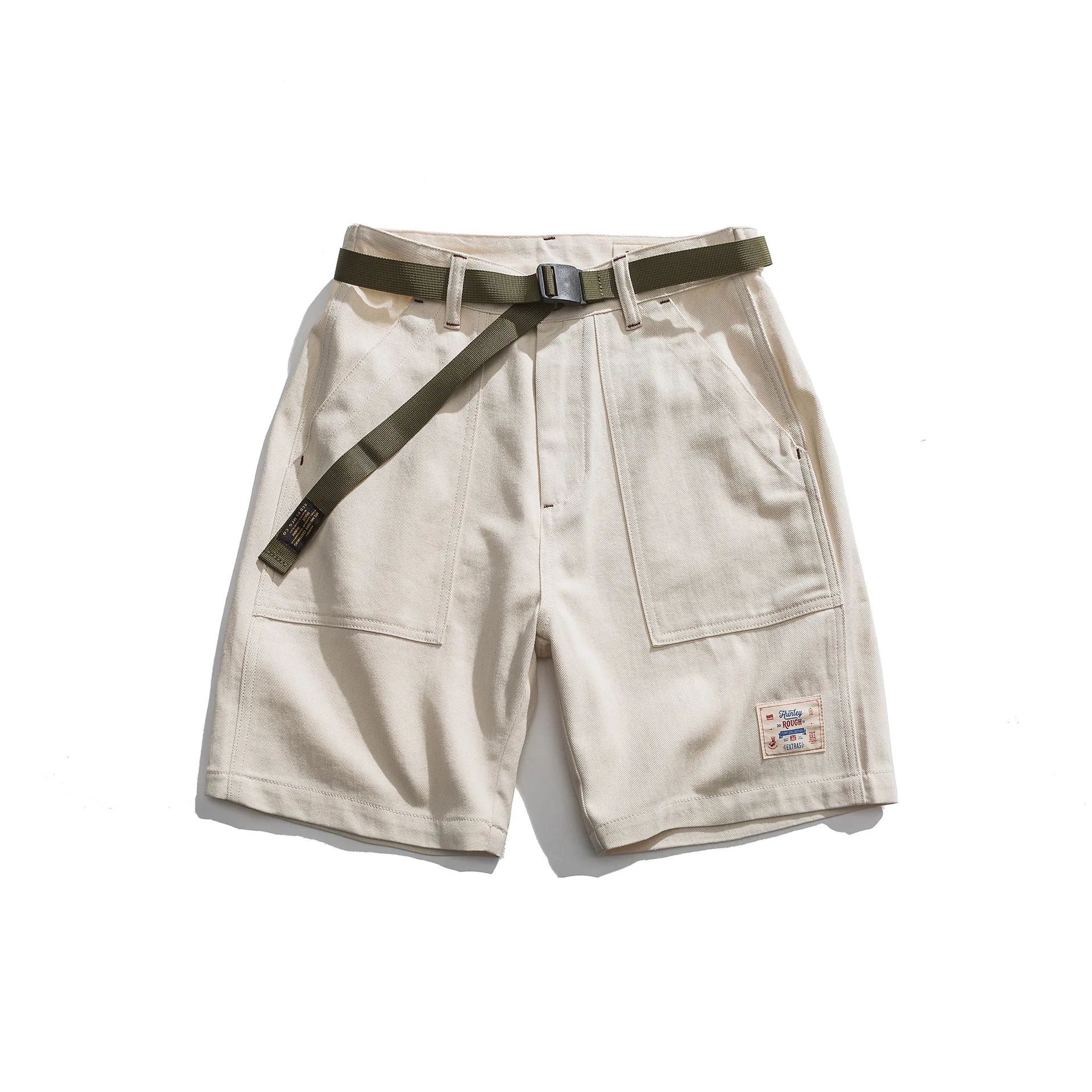 

Men's Shorts Twill Casual Outdoor Workwear Summer Vintage Pants Trend Streetwear Unisex