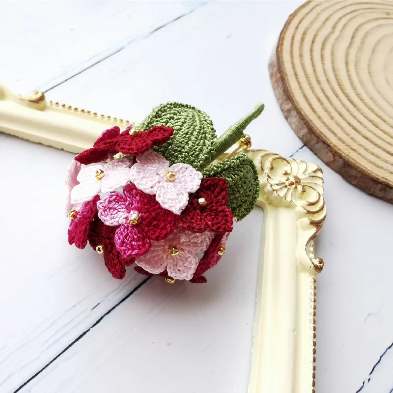 

Женская Брошь В Виде Цветка ручной работы, готовая брошь с кружевной нитью, бутиковые аксессуары для волос, модные аксессуары для пальто, юв...