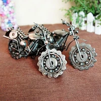 exquisite chain motorcycle model wrought iron ornaments metal craft antique home decoration creative gifts