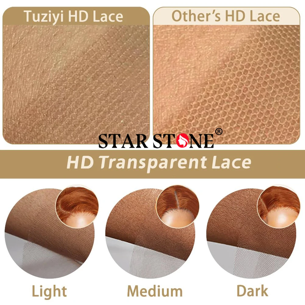 Глубокая волна бесклеевой предварительно сорванный человеческий парик готовый