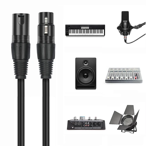 Кабель-адаптер XLR3 F к XLR 5 м 30 см XLR Женский 3-контактный к XLR Мужской 5-контактный Кабель-адаптер для микрофона DMX Stage Light Turnaround