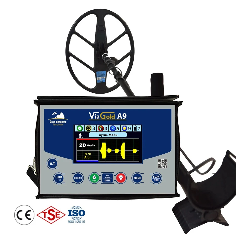 

Treasure Detector with Area Scanning Feature, Gold Discrimination Via Gold A9, Gold Deep Treasure Treasure 2D Vivid Graphics