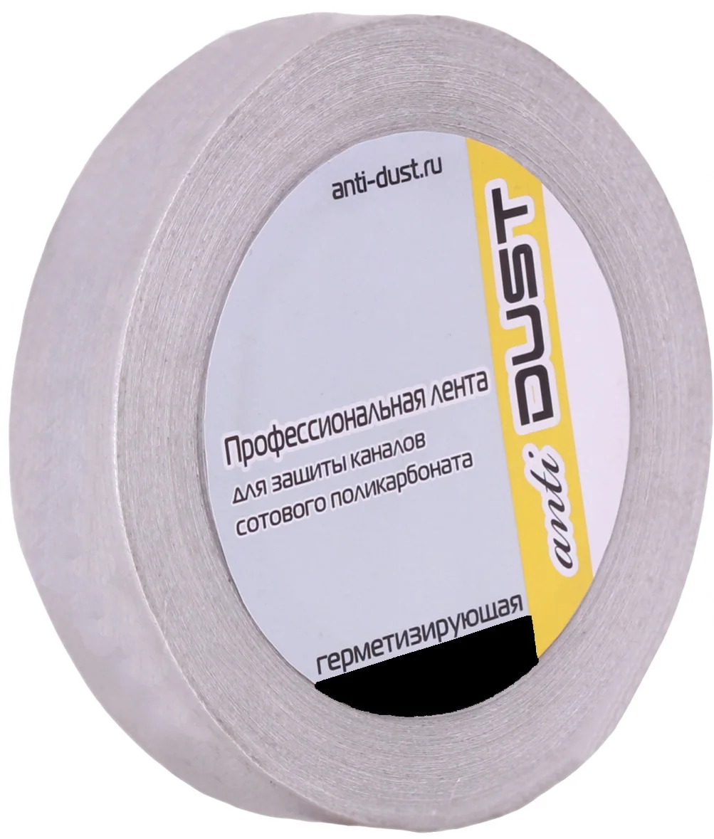 Гермолента для торцов поликарбоната 38 мм (12м) (для листов 10-16)