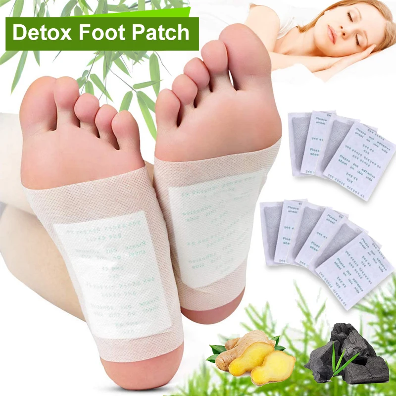 

100/200/300PCS Detox Foot Pads Organic Herbal Cleansing Patches Dispel Dampness Herbal For Body Toxins Improve Sleep Body Health