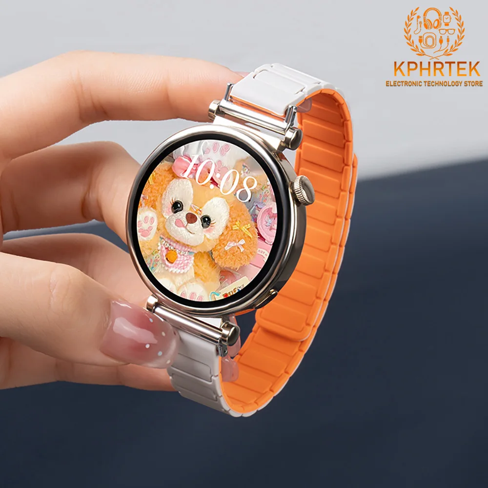 Фото Подходит для Huawei GT4 ремешок для часов GT5 watch2 ремешок для часов женский мужской watch3 женский силиконовый магнитный присоска pro №2