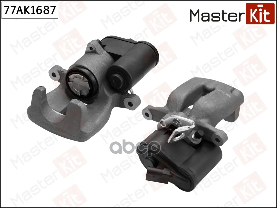 77Ak1687 Тормозной Суппорт Зад. Прав. Volkswagen Passat (3C2) 2005 - 2010 MasterKit арт. 77ak1687