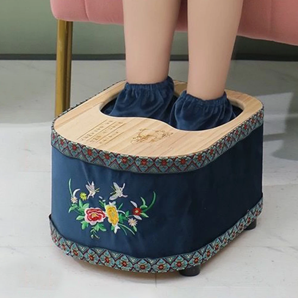 Коробка для прогревания ног Деревянная Бездымная Пароварка специальное