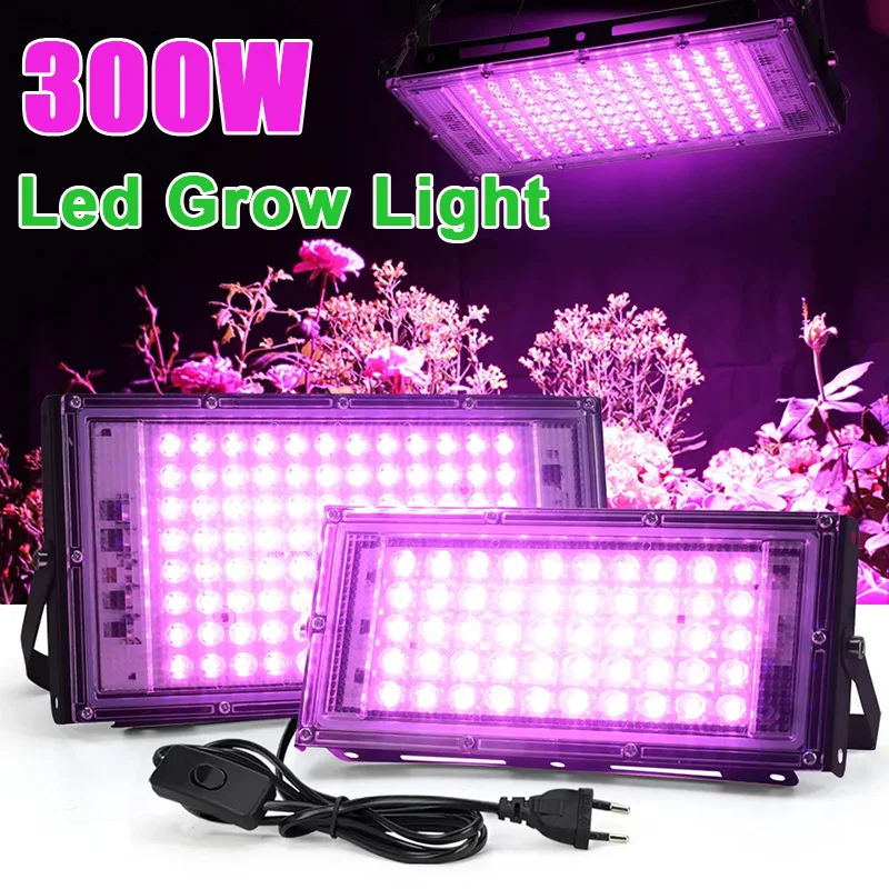 Ac220v Phyto Lamp With On/off Switch For Greenhouse Hydroponic Plants Flower Seed Growth Lighting