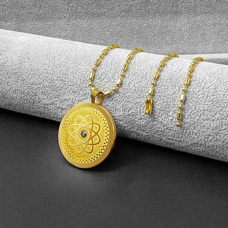 CAMAZ спутниковое ожерелье из нержавеющей стали модные украшения подвеска Energia для