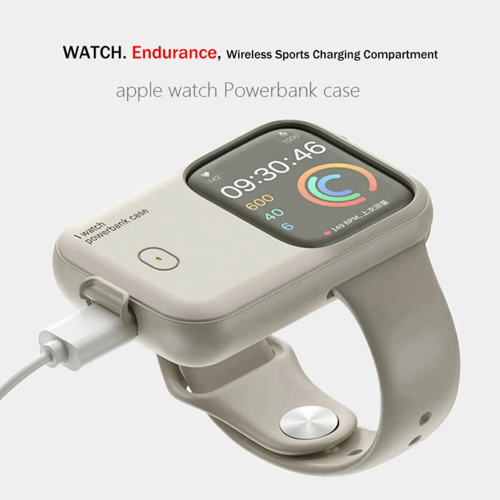 Чехол для беспроводной зарядки Starlight Apple Smartwatch 44/45 мм
