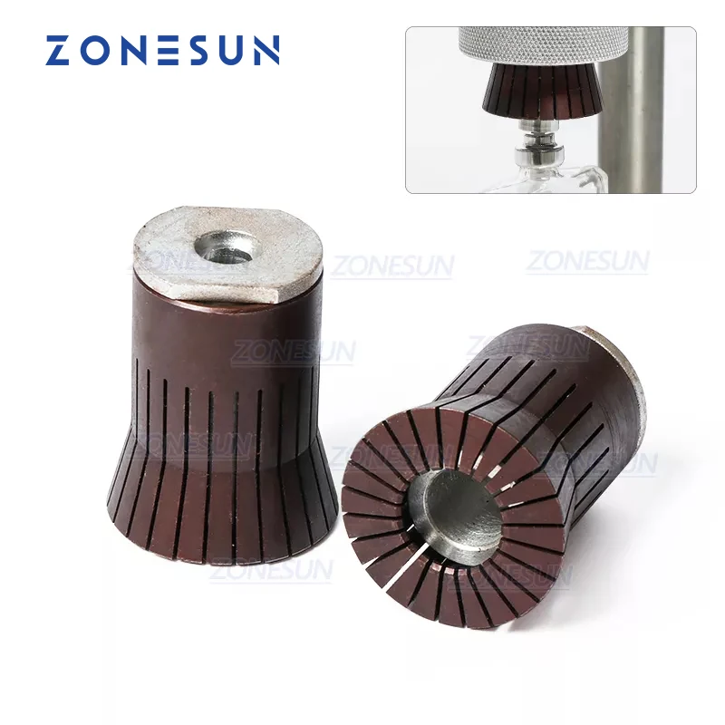 Головка зажимного патрона ZONESUN под заказ для машины укупорки парфюмерных бутылок
