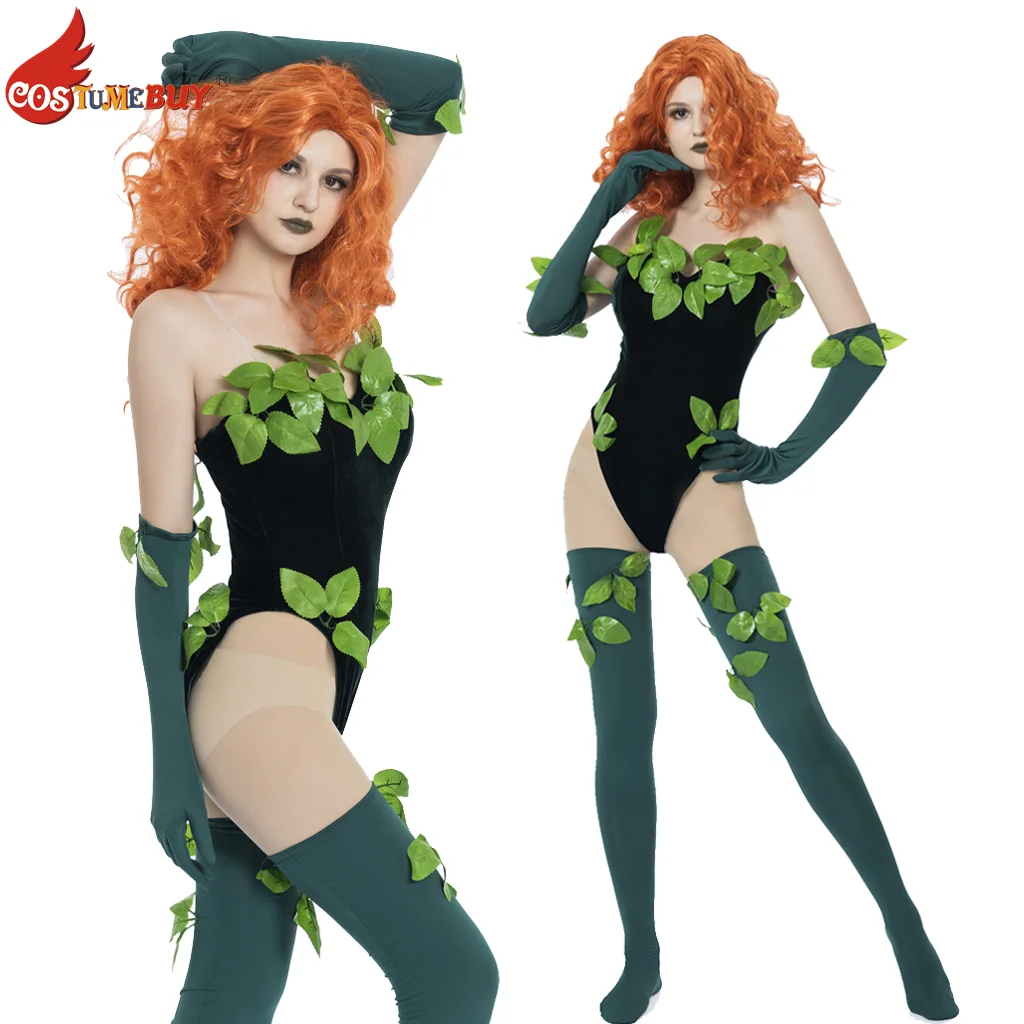 Костюм для косплея супергероя вражеский Ядовитый плющ женское сексуальное боди