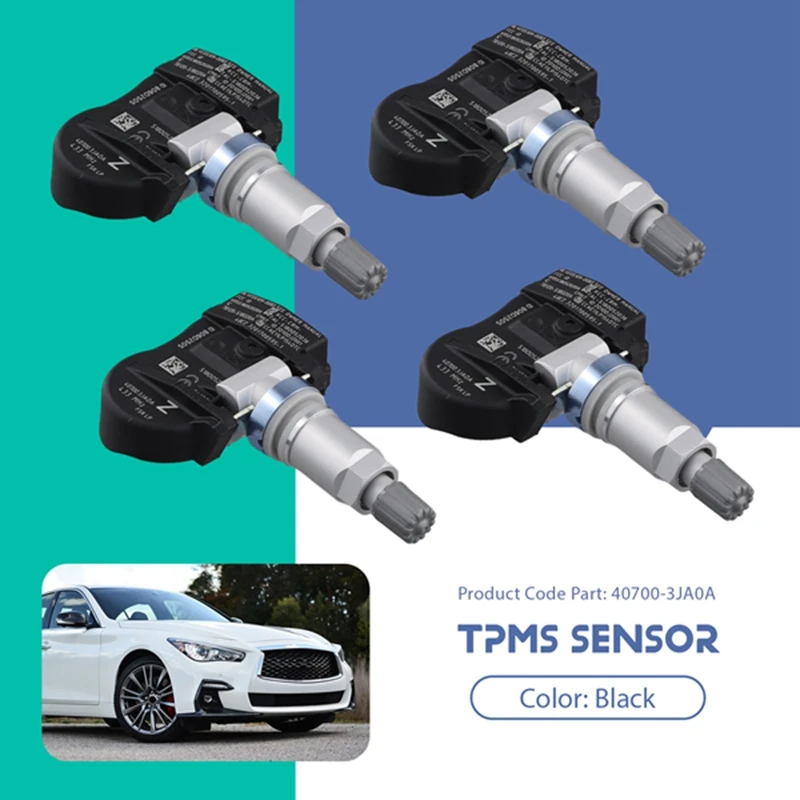 4шт Автомобильный датчик TPMS 40700-3JA0A для Infiniti Q50 Q60 Nissan Altima Pathfinder Система мониторинга