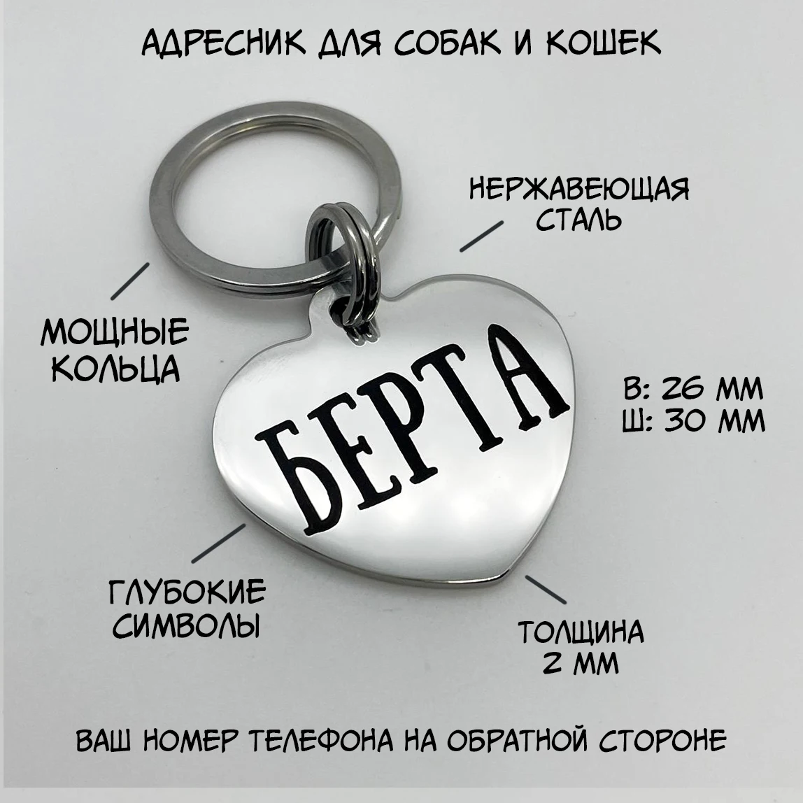 Медальон с номером телефона для собак и кошек бирка GPS-трекер бирки |