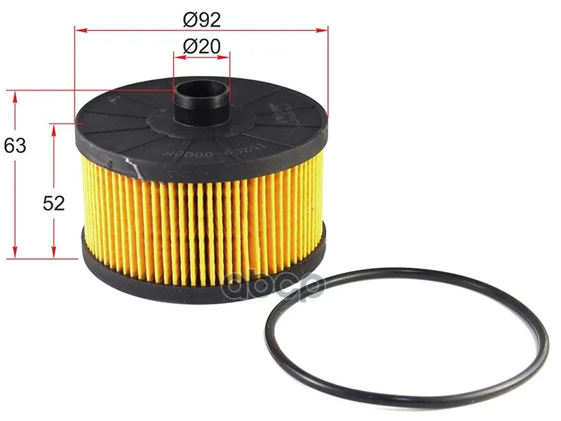 Фильтр Масляный (Картридж) Nissan Qashqai H5ft/Pulsar Hra2 14-/Juke Hr12 14-/Micra Hr09 16-/Renault Sat арт. ST-15209-00Q0F