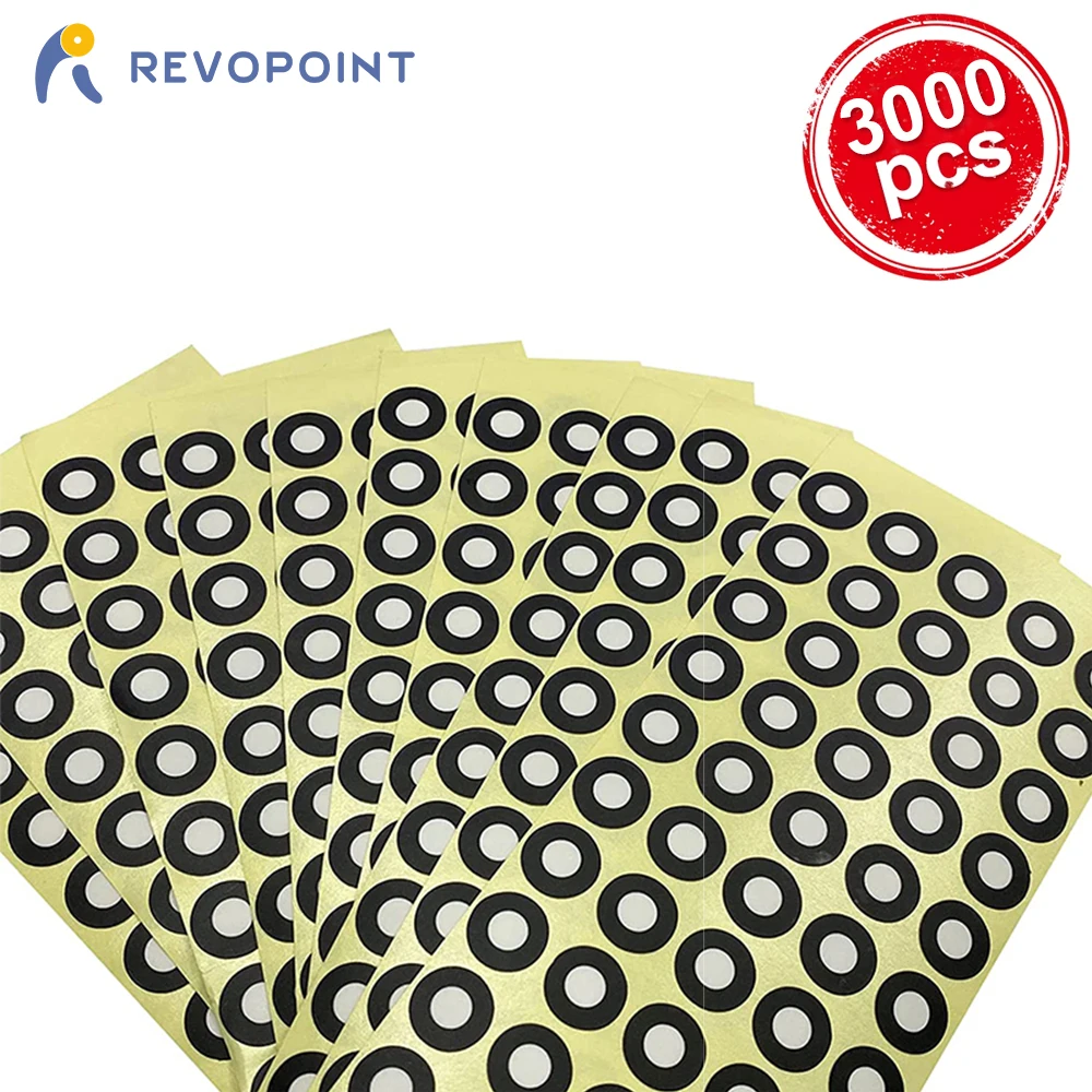 3000 Pcs Revopoint 5.0 mm Reference Point for 3D Scanning Diffuse Reflection Markers for 3D Scanner