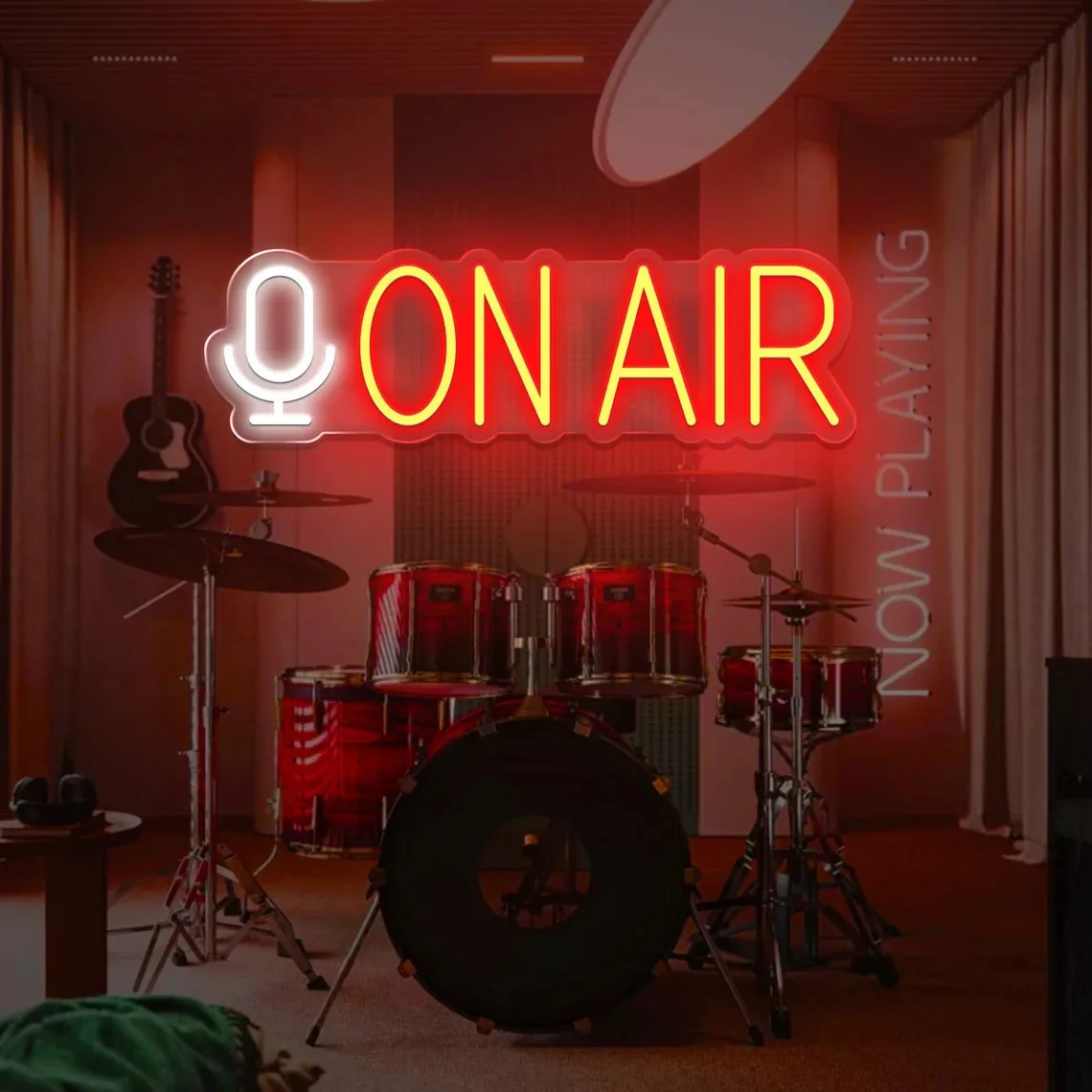 Неоновая вывеска на воздухе индивидуальная неоновая живая трансляция запись