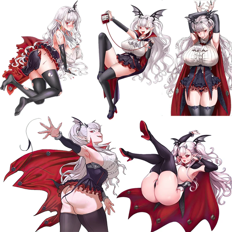 

Три Ratels CK305 последний исходный вампир дегулина Горячая Аниме Наклейка на стену для украшения дома автомобильные наклейки на капот самоклея...