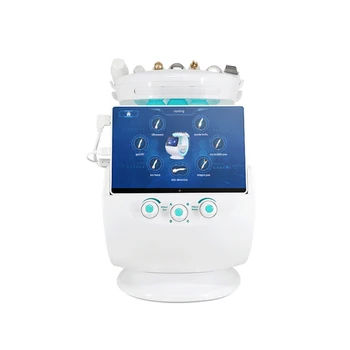 7 in 1 Neue Hydraulische Sauerstoff Jet Gesichts Maschine Haut Analysieren Behandlung Wasser Schälen Gerät Mitesser Entfernung Ausrüstung