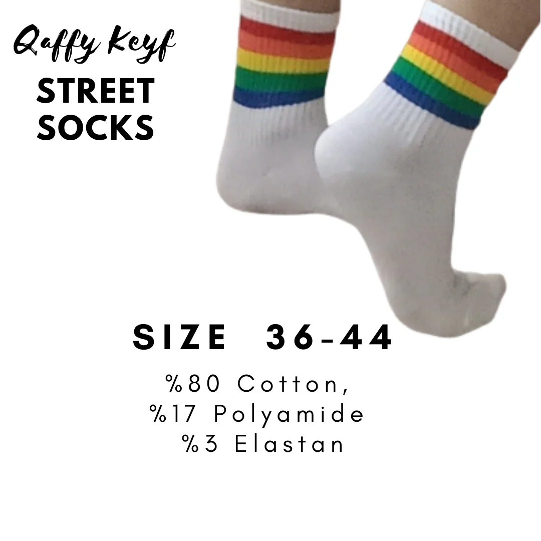 Street Socks 6 Pcs 80% Cotton, 17% Polyamide 3% Elastane Unisex Standard Organic Knitted Summer And Winter Sport Breathable
