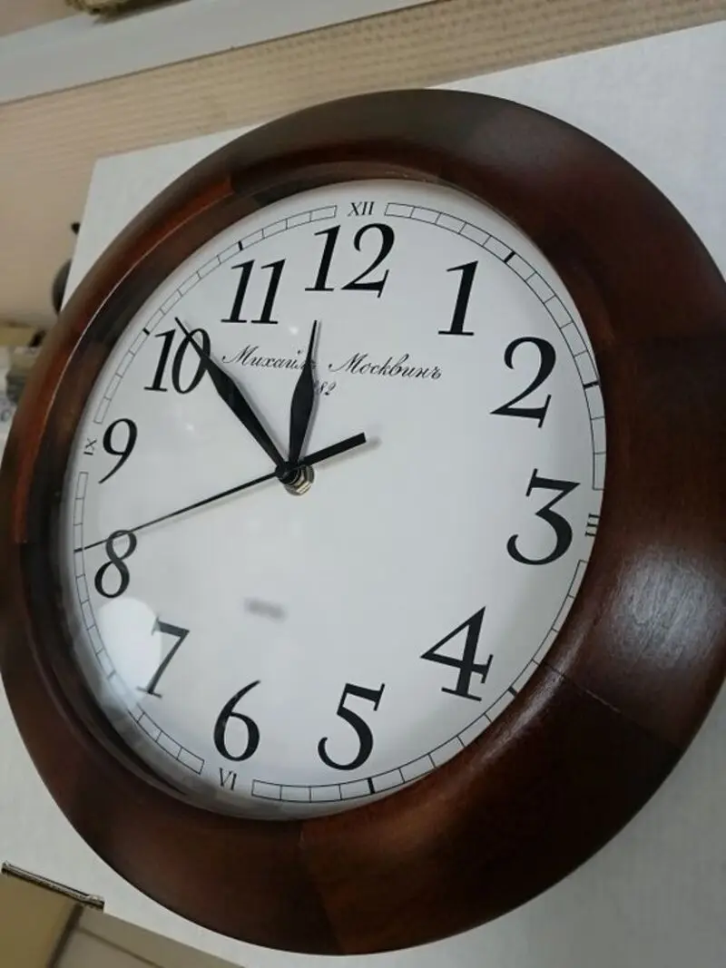 Часы настенные Михаилъ Москвинъ 5028659 Корпус-цельное дерево Плавный ход - купить