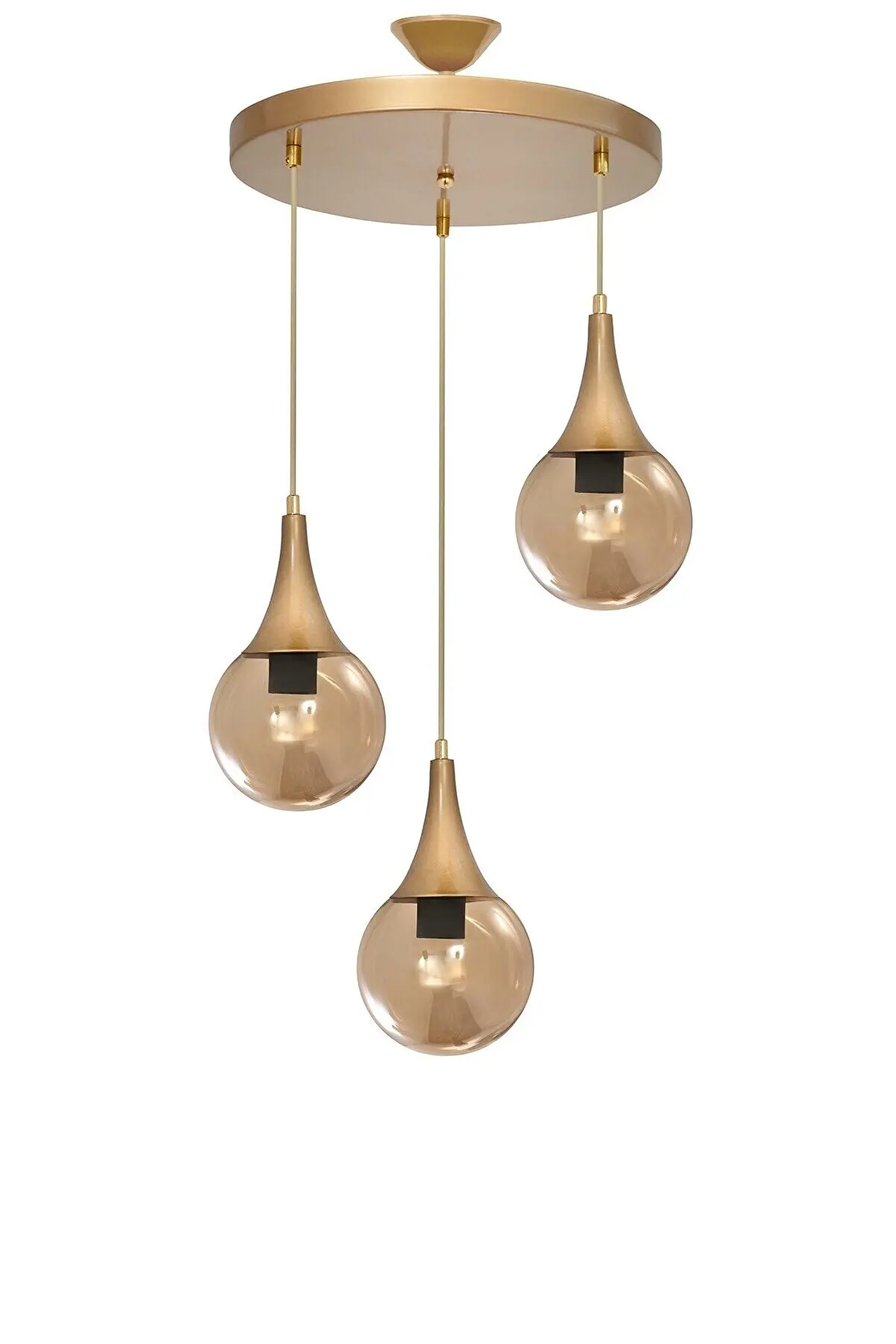 

Drop Tumbled Honey Glass Pendant Lamp Chandelier Loft Retro Home Lighting 3 PCs Pendant Lamp İskandinav Pendant Lights Kitchen L