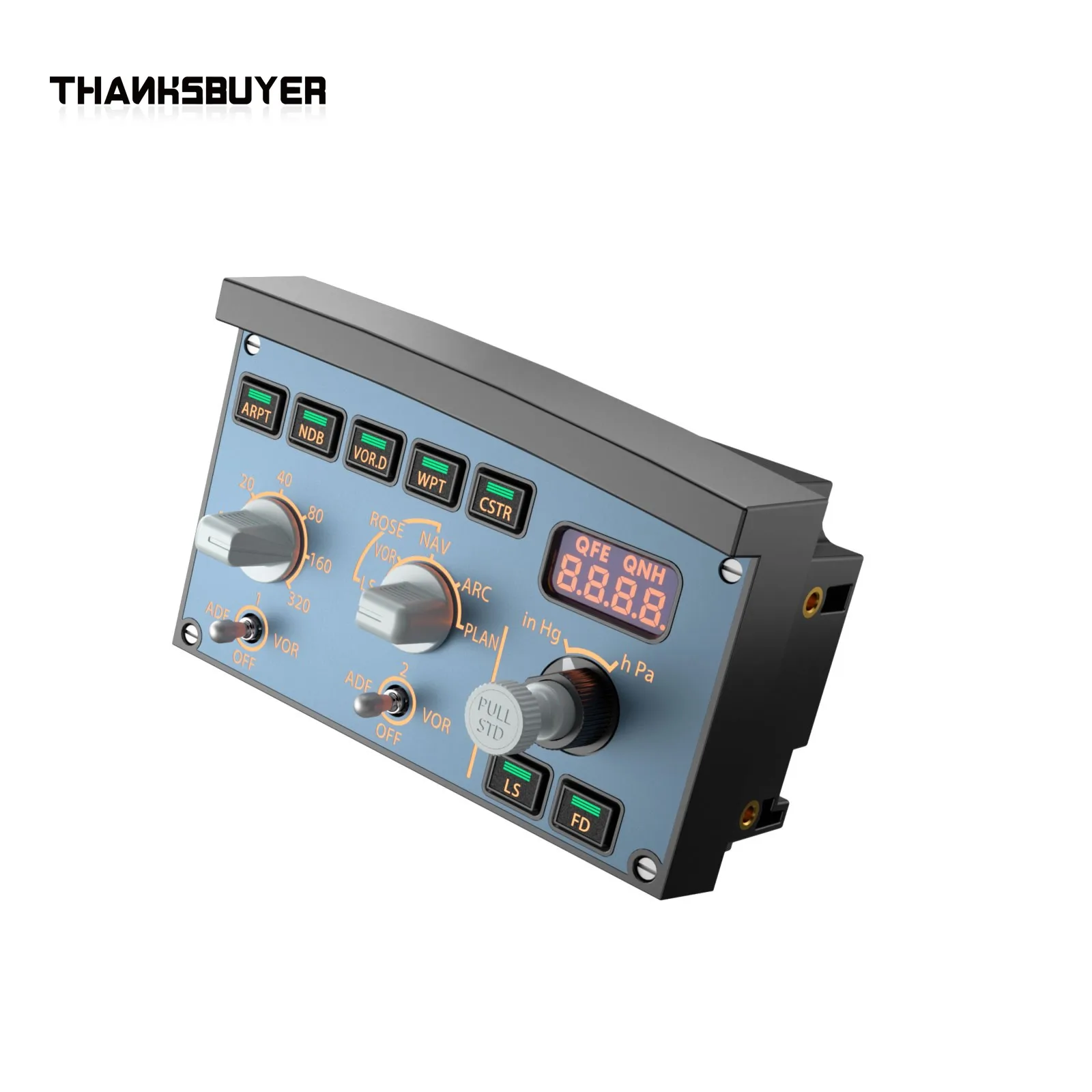 WINWING A320 EFIS-R/EFIS-L Полноразмерный блок EFIS Панель управления полетом Поддержка