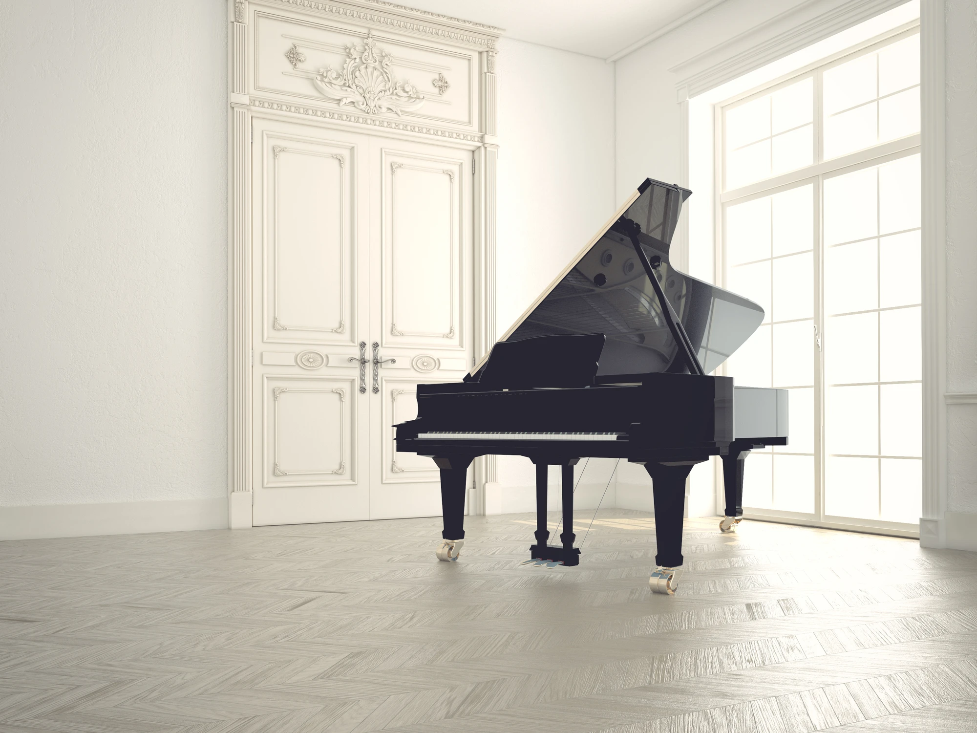 

HIGH QUALITY ON Middleford Black Baby Grand Piano