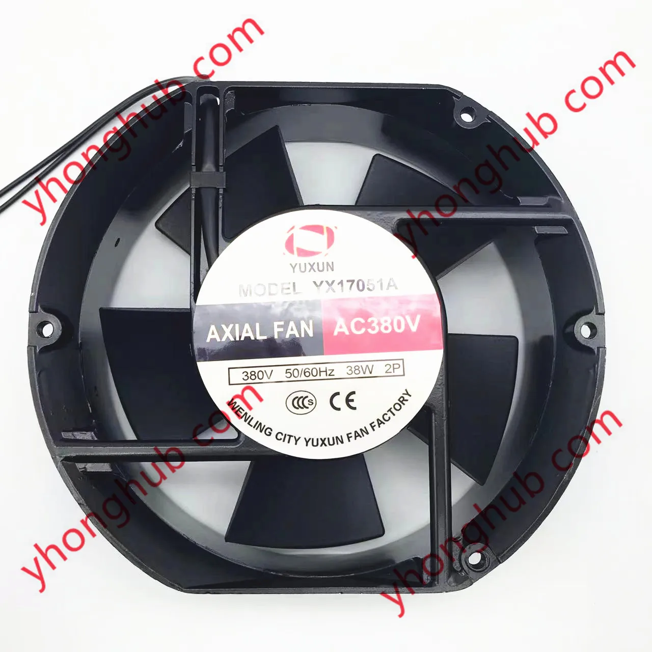Осевой вентилятор YX17051A AV 380 В 170x150x51 мм охлаждения сервера
