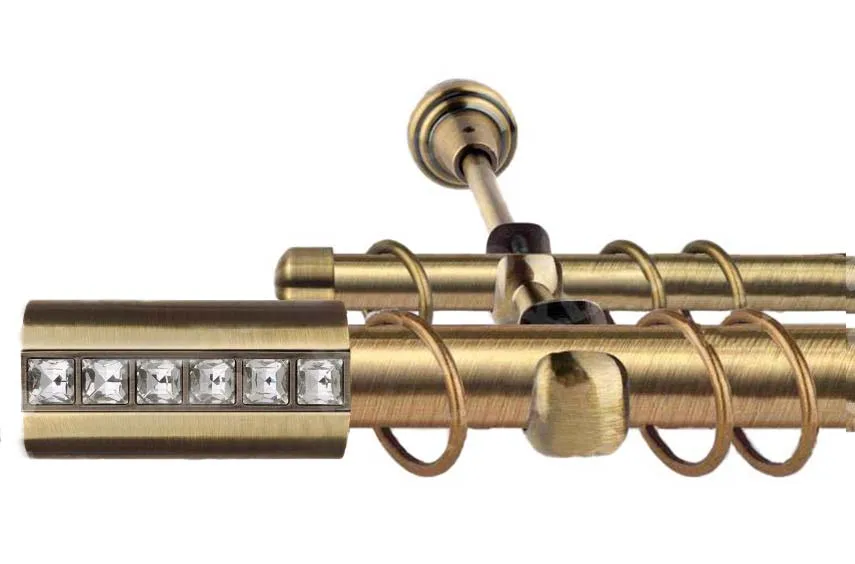 Карниз кованый двухрядный Корти |